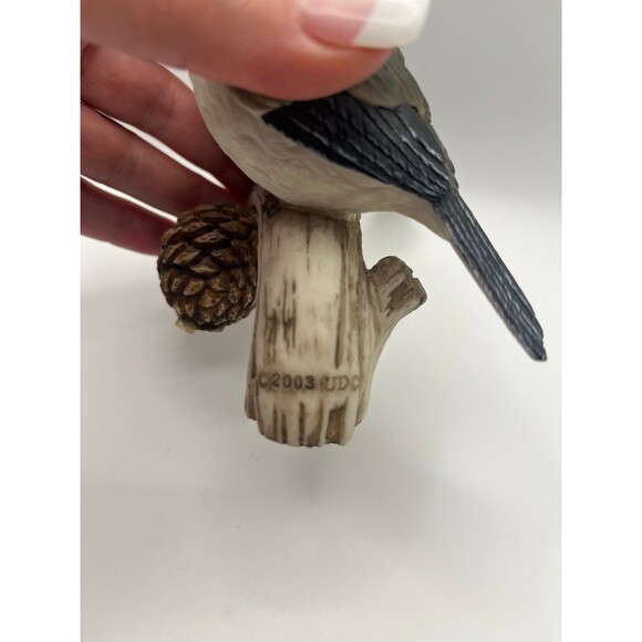 Vintage Chickadees on a Branch Figurine - Picture 5 of 7